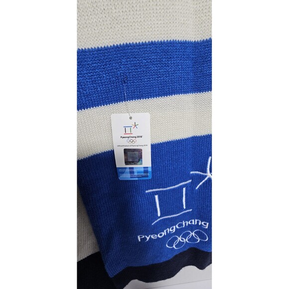 PyeongChang 2018 Winter Olympics Scarf Official Product New With TAG RARE - Picture 5 of 5